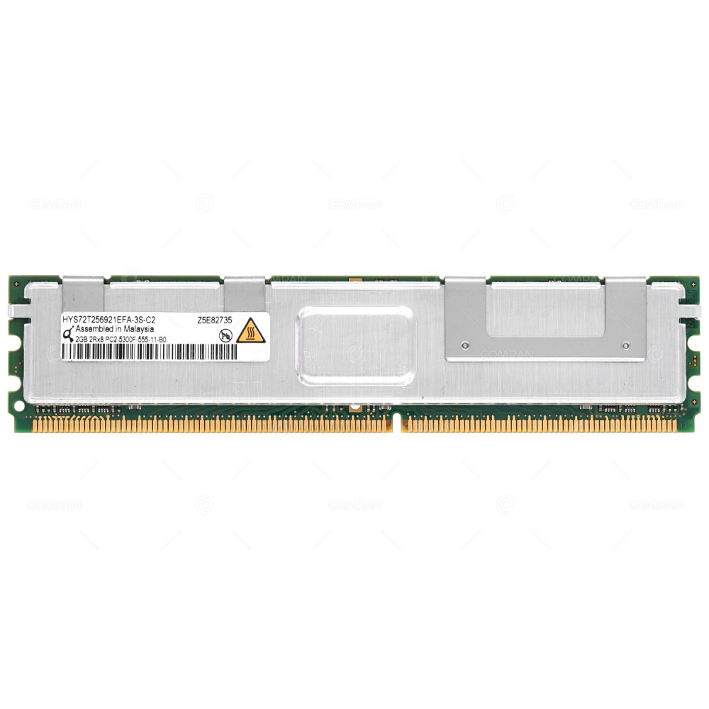 HYS72T256921EFA-3S-C2 MEMORY 2GB 2RX8 PC2 5300F DDR2 -